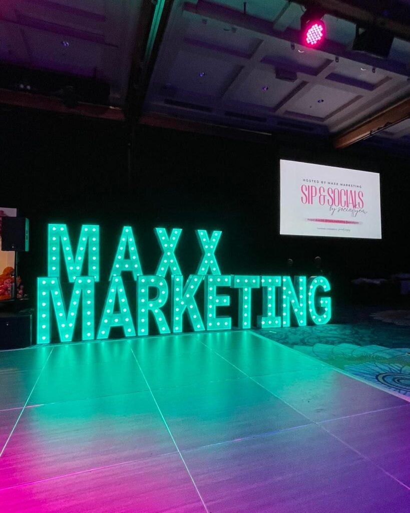 Corporate Event Light Up Letters